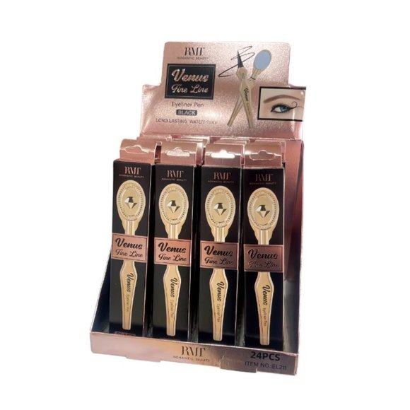 Romantic Beauty - EL211 : VENUS FINE LINE Eyeliner Pen, 2 DZ - Picture 1 of 1
